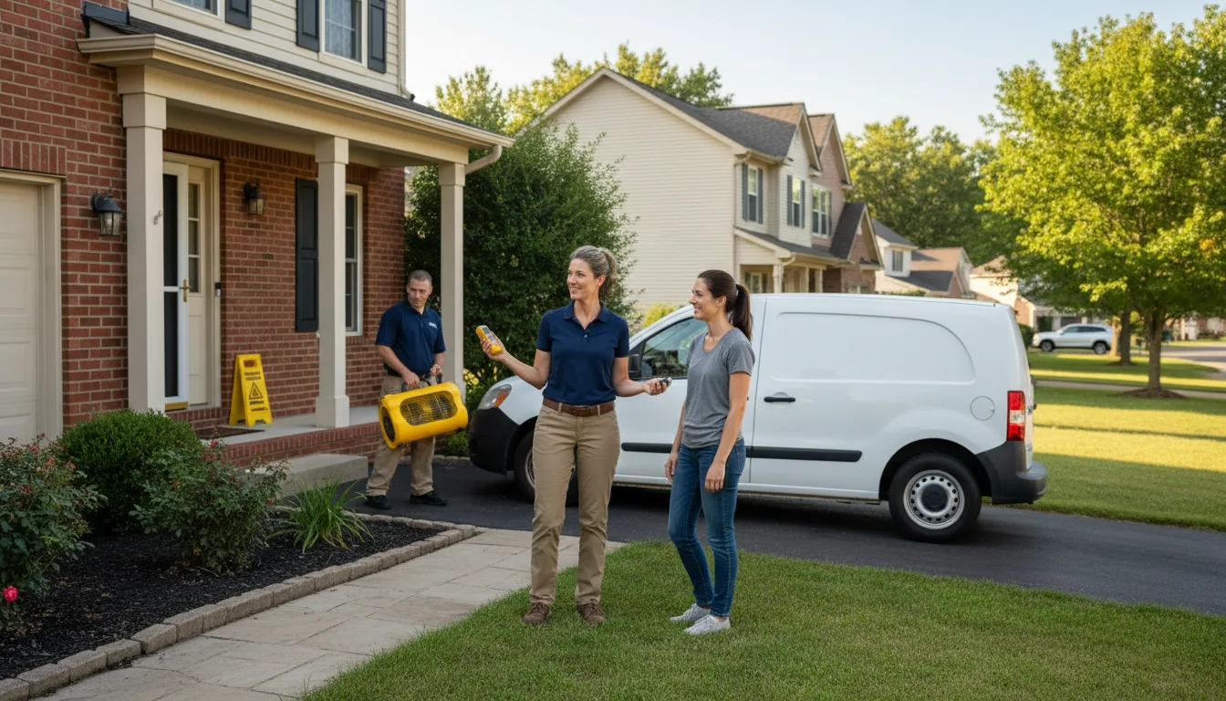 Water restoration image for Water Damage & Restoration Services in Ben Lomond, AR